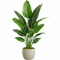 Plante verte artificielle 180 cm feuillage vert en plastique avec pot décoratif pour intérieur
